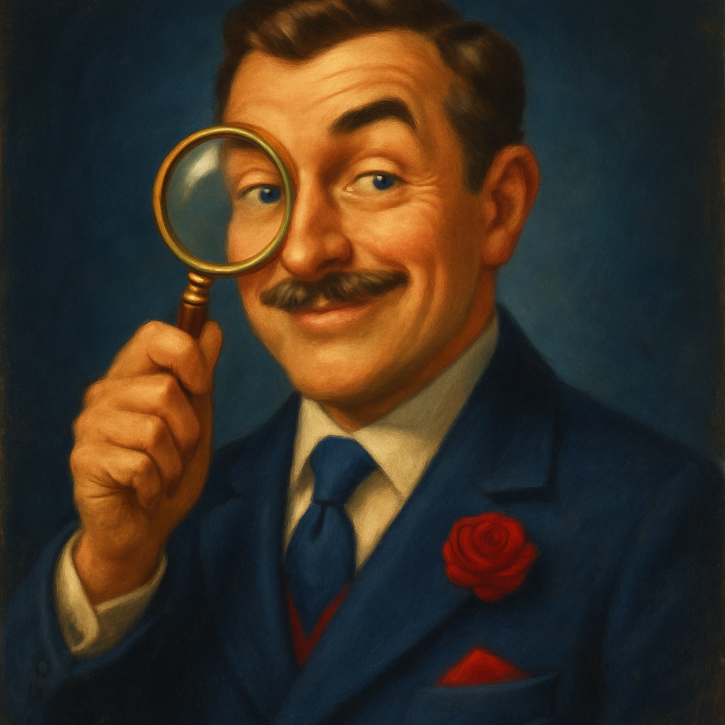 The Murdiner detective — your host for the evening